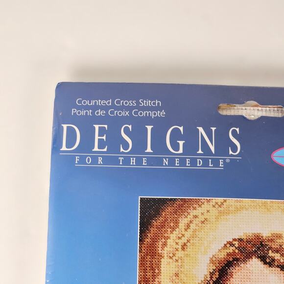 Cross Stitch Kit Jesus Portrait of Christ 6x8 Sealed 2006 Linda Gillum Janlynn - Picture 9 of 14